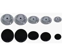 G GRIMALDI Kit 5 Spartifiamma + Bruciatori compatibile con REX ZANUSSI ZOPPAS ELECTROLUX 2 + 2 +1 B 4455 2 FORI