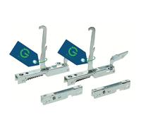 G GRIMALDI Kit Cerniere Porta Forno Compatibile con Smeg, Franke, Lofra, Bompani, Tecnogas - Codici Compatibili 691330361 e KCF5392