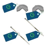 G GRIMALDI Kit Completo Freno Leva Porta e Carrucola Lavastoviglie compatibile con Whirlpool Bauknecht Ignis - Ricambio di Qualità