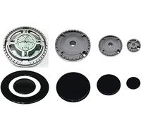 G GRIMALDI KIT CUCINA 4 FUOCHI TRIPLA CORONA PER ARISTON IN ACCIAIO INOSSIDABILE ELETTRICO