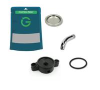 G GRIMALDI Kit Ricambi Compatibili Faber- Vano Porta Cialda - Filtro Doccia - Oring - Beccuccio per Macchine da Caffè in Cialde