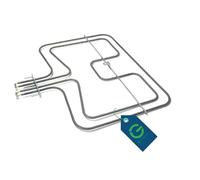 G GRIMALDI Resistenza Doppia Forno Elettrico 1000/1700W 230V 358x430 mm compatibile con REX AEG ZOPPAS ZANUSSI ELECTROLUX codice 3570797013 grill superiore interasse 24/54 mm fissaggio 86 mm
