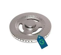 G GRIMALDI Spartifiamma Tripla Corona - 124 mm -Compatibile con -SMEG- COD.RIF. 882410061, C5344, C5343, Ricambi Bruciatore Fuochi Piano Cottura Cucina