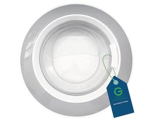 G GRIMALDI Sportello Oblò Completo di Maniglia e Cerniera Lavatrice compatibile con ITWASH SAN GIORGIO