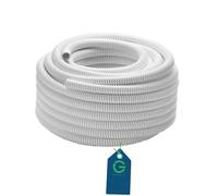 G GRIMALDI Tubo Scarico Condensa Condizionatore Climatizzatore - Tubo Flessibile Spiralato Ø18mm Bianco - Lunghezza 30m - Ricambio 60310001