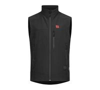 G-HEAT - Gilet riscaldante EVO Uomo - Antivento - idrorepellente - impermeabile. Usi: città, sport, lavoro. Fornito con batteria e cavo di ricarica, Nero , L