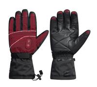 G-HEAT - Guanti da sci Evo-2 - Misti - Touch - Palmo in pelle - Impermeabili - Antivento - Leash Rimovibile - Uso: Sport invernali. Fornito con 1 paio di batterie e cavo di ricarica