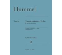 Trompetenkonzert E-dur Klavierauszug: Mit Stimmen für Trompete in E, Es, C und B