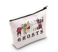 G-Hosts - Astuccio con cerniera per il trucco, ispirato al programma televisivo, per i fan della BBC Ghosts, G-ho-sts Borsa