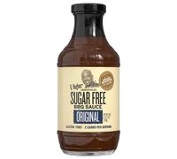 G Hughes Salsa barbecue senza zucchero originale - Salsa barbecue senza zucchero per ali, costolette, hamburger e altro, senza glutine, a basso contenuto di carboidrati - 510 g (confezione da 1)
