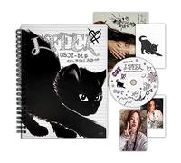 (G)I-DLE - 6th Mini Album [I feel] (CAT Ver.) Booklet + Lyric Paper + CD + Photo Card + Polaroid + Mini Poster + 2 Pin Button Badges + 4 Extra Photocards