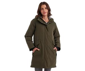 G.I.G.A. DX by killtec Donna Parka funzionale/parka impermeabile con cappuccio GW 12 WMN PRK, dunkeloliv, 44, 43355-000