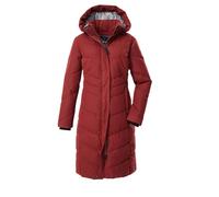 G.I.G.A. DX Donna Cappotto trapuntato/funzionale in piuma d'oca con cappuccio senza zip GW 61 WMN QLTD CT, dunkel feuerrot, 50, 43531-000
