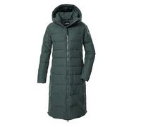 G.I.G.A. DX Donna Cappotto trapuntato/parka trapuntato/cappotto funzionale in piuma d'oca con cappuccio GW 88 WMN QLTD CT, dunkel blaugrün, 50, 43534-000