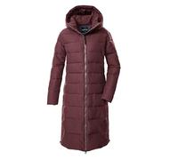G.I.G.A. DX Donna Cappotto trapuntato/parka trapuntato/cappotto funzionale in piuma d'oca con cappuccio GW 88 WMN QLTD CT, dunkelorchidee, 38, 43534-000