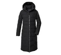 G.I.G.A. DX Donna Cappotto trapuntato/parka trapuntato/cappotto funzionale in piuma d'oca con cappuccio GW 88 WMN QLTD CT, schwarz, 46, 43534-000