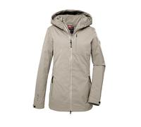 G.I.G.A. DX Donna Giacca funzionale con cappuccio/giacca da esterno impermeabile GS 3 WMN JCKT, light sand, 36, 41177-000