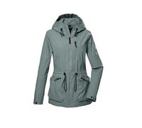 G.I.G.A. DX Donna Giacca funzionale/giacca outdoor impermeabile con cappuccio GS 55 WMN JCKT, aquaverde, 38, 42710-000