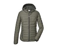G.I.G.A. DX Donna Giacca funzionale in look piumino con cappuccio/giacca da esterno GS 28 WMN QLTD JCKT, light olive, 42, 41761-000