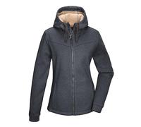 G.I.G.A. DX Donna Giacca in pile lavorata a maglia/Giacca in pile con cappuccio GW 38 WMN KNTFLC JCKT, dunkelnavy, 50, 43550-000