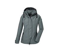 G.I.G.A. DX Donna Giacca softshell/giacca da esterno con cappuccio senza zip GW 23 WMN SFTSHLL JCKT, aquaverde, 38, 42211-000