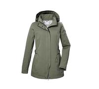 G.I.G.A. DX Donna Giacca softshell/giacca outdoor con cappuccio con zip GS 75 WMN SFTSHLL JCKT, olivgrün, 36, 42695-000