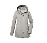 G.I.G.A. DX Donna Giacca softshell/giacca outdoor con cappuccio con zip GS 75 WMN SFTSHLL JCKT, stein, 50, 42695-000