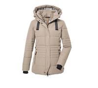 G.I.G.A. DX Donna Giacca trapuntata con cappuccio senza zip/giaccone funzionale in piuma d'oca GW 25 WMN QLTD JCKT, hellbeige, 38, 39930-000
