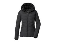 G.I.G.A. DX Donna Giacca trapuntata/funzionale in piuma d'oca con cappuccio senza zip GW 32 WMN QLTD JCKT, schwarz, 46, 43537-000
