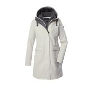 G.I.G.A. DX Donna Parka/cappotto di lana con cappuccio e gilet con chiusura a zip GW 19 WMN PRK, hellgraumelange, 42, 43351-000