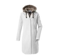 G.I.G.A. DX Donna Parka/cappotto di lana con gilet e cappuccio con chiusura a zip GW 20 WMN PRK, gebrochenes weiss, 50, 43352-000