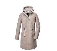 G.I.G.A. DX Donna Parka/cappotto in pile con cappuccio staccabile GW 46 WMN PRK, hellbeige, 44, 41988-000