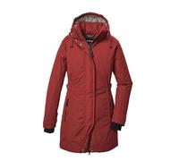 G.I.G.A. DX Donna Parka impermeabile funzionale con cappuccio senza zip GW 70 WMN PRK, dunkel feuerrot, 42, 41863-000