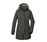 G.I.G.A. DX Donna Parka impermeabile funzionale con cappuccio senza zip GW 70 WMN PRK, dunkel olivgrün, 44, 41863-000