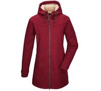 G.I.G.A. DX Donna Parka in pile lavorato a maglia/giacca in pile con cappuccio GW 37 WMN KNTFLC PRK, dunkelrot, 36, 43546-000