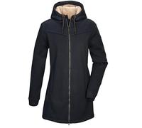 G.I.G.A. DX Donna Parka in pile lavorato a maglia/giacca in pile con cappuccio GW 37 WMN KNTFLC PRK, dunkelnavy, 50, 43546-000