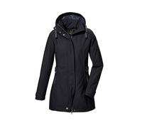 G.I.G.A. DX Donna Parka softshell/giacca softshell con cappuccio con zip GW 22 WMN SFTSHLL PRK, schwarz, 48, 42210-000