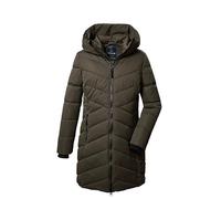 G.I.G.A. DX Donna Parka trapuntato/Parka funzionale con cappuccio GW 17 WMN QLTD PRK, olive brown, 36, 41855-000