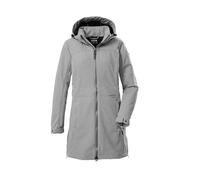 G.I.G.A. DX Donna Softshell parka/parka con cappuccio con zip GW 34 WMN SFTSHLL PRK, hellgrau, 38, 43541-000
