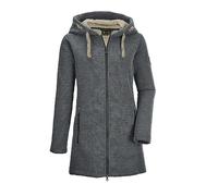 G.I.G.A. DX Giacca da donna in pile con cappuccio GW 54 WMN KNTFLC PRK, aquaverde, 38, 37640-000