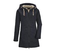 G.I.G.A. DX Gw 54 Wmn Kntflc Prk Giacca in Pile Casual con Cappuccio, Blu Navy Scuro, 44 Donna