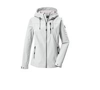 G.I.G.A. DX Giacca softshell da donna con cappuccio GS 111 WMN SFTSHLL JCKT, bianco rotto, 50, 44363-000