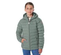 G.I.G.A. DX Giacca trapuntata da bambina con cappuccio, giacca trapuntata OOGW 2, aquaverde, 128, 43765-000