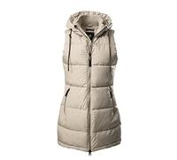 G.I.G.A. DX Gw 30 Wmn Qltd VST Gilet Trapuntato con Cappuccio, Beige Chiaro, 48 Donna