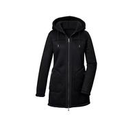 G.I.G.A. DX GW 63 Wmn PRK Reversibile/Parka in Pelle Scamosciata con Cappuccio, Black, 46 Donna