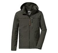 G.I.G.A. DX Men's Giacca funzionale/giacca outdoor con cappuccio arrotolabile - GS 12 MN JCKT, green anthracite, S, 38217-000