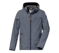 G.I.G.A. DX Men's Giacca softshell/giacca da esterno con cappuccio - GS 9 MN SFTSHLL JCKT, steel-blue, 3XL, 38213-000