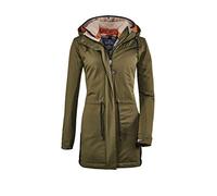 G.I.G.A. DX - Parka funzionale da donna con cappuccio staccabile, Donna, Parka funzionale casual con cappuccio staccabile, 35926-000, oliva, 40