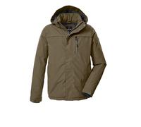 G.I.G.A. DX Uomo Giacca da esterno/giacca funzionale con cappuccio con zip GW 39 MN JCKT, dunkelschlamm, L, 43583-000