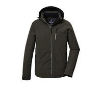 G.I.G.A. DX Uomo Giacca funzionale/giacca outdoor con cappuccio con zip GW 64 MN JCKT, dunkel olivgrün, 3XL, 42539-000